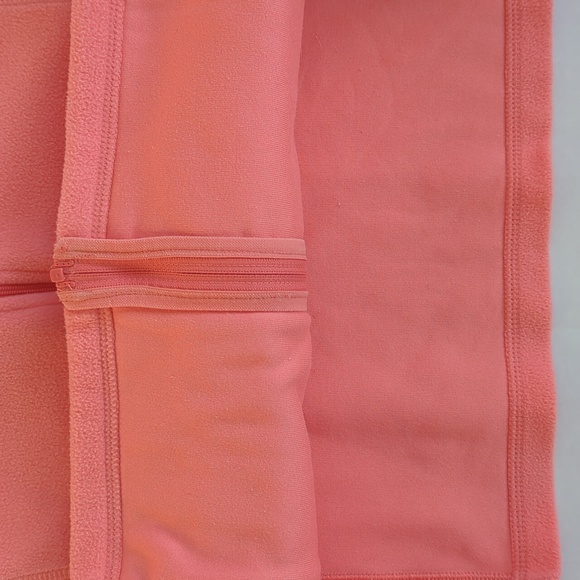 L.L. Bean Fleece Zip Up Shirt Jacket XL Regular Orange - Picture 10 of 14